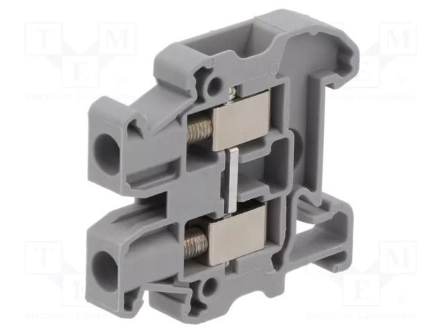Splice terminal: rail; for DIN rail mounting; screw terminal PHOENIX CONTACT MUT2.5
