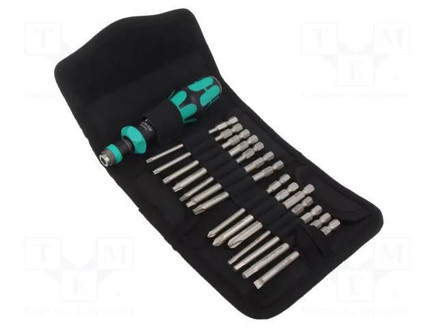 Kit: screwdrivers; hex key,square,Phillips,slot,Torx®; case WERA WERA.05051066001