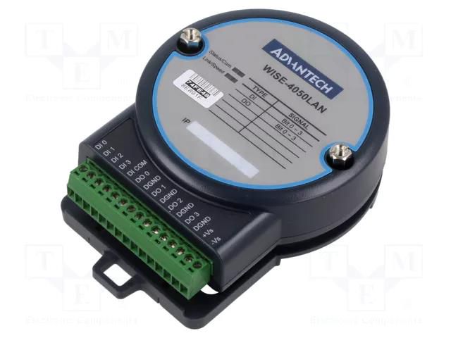 Industrial module: analog I/O; -40÷70°C; for DIN rail mounting ADVANTECH WISE-4050/LAN-B