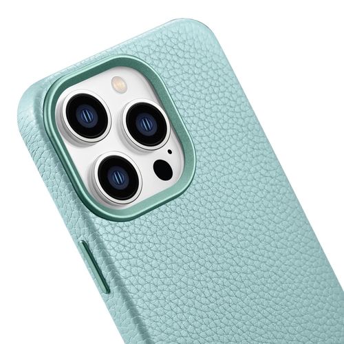 iCarer Litchi Premium Leather Case iPhone 14 Pro Max Magnetic Leather Case with MagSafe Green (WMI14220712-GN), iCarer 6975092685593 6975092685593