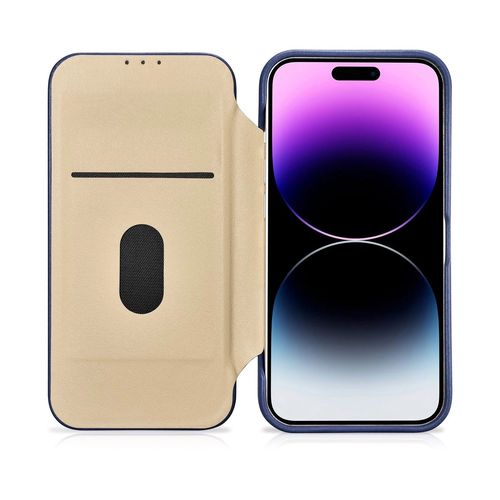 iCarer CE Premium Leather Folio Case iPhone 14 Pro Max Magnetic Flip Leather Folio Case MagSafe Blue (WMI14220716-BU), iCarer 6975092685845 6975092685845