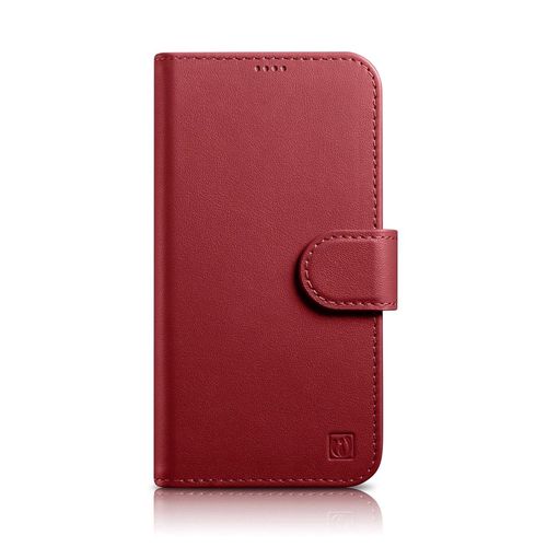 iCarer Wallet Case 2in1 iPhone 14 Pro Leather Flip Case Anti-RFID red (WMI14220726-RD), iCarer 6975092686255 6975092686255