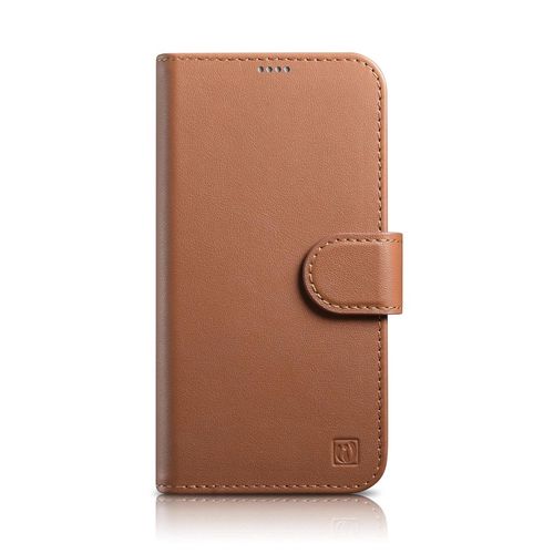 iCarer Wallet Case 2in1 Cover iPhone 14 Plus Anti-RFID Leather Flip Case Brown (WMI14220727-BN), iCarer 6975092686309 6975092686309