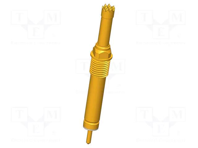 Test needle; Maksimum spring compression: 5mm; 3A; Contacts: CuBe INGUN SKS-115-0016