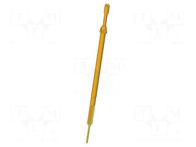 Test needle; Maksimum spring compression: 5mm; 3A; Contacts: CuBe INGUN SKS-215-0261