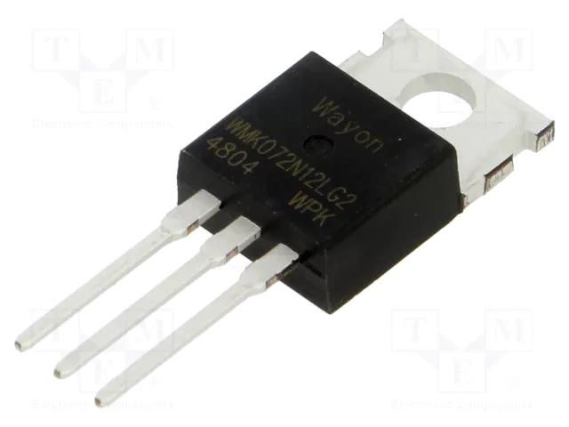 Transistor: N-MOSFET; unipolar; 120V; 108A; Idm: 432A; 173.6W WAYON WMK072N12LG2-CYG