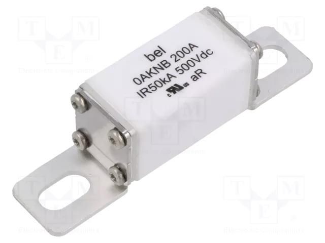Fuse: fuse; 200A; 500VDC; ceramic BEL FUSE 0AKNBK200-BB