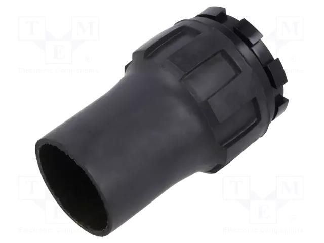 Heat shrink boot; glued; 40.64mm; L: 114.3mm; black; polyolefine TE Connectivity CES-4