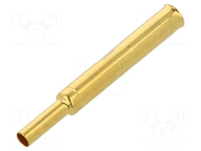 Test probe socket; series 150; crimped; 23.8mm FIXTEST S150.00-C