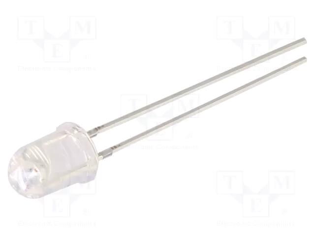 LED; orange; 5.1mm; 5800÷7000mcd; 30°; Front: convex; 2.1÷2.6VDC OPTOSUPPLY OSO5PA5L31A