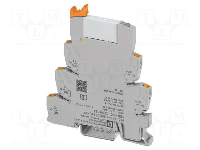 Relay: interface; SPDT; Ucoil: 230VAC,220VDC; 6A; 6A/250VAC; IP20 PHOENIX CONTACT PLC-RPT-230UC/SO46