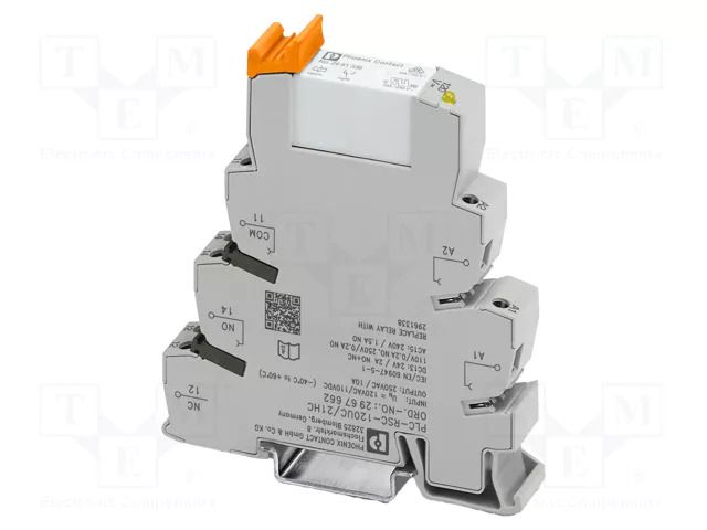 Relay: interface; SPDT; Ucoil: 230VAC,220VDC; 6A; 6A/250VAC; IP20 PHOENIX CONTACT PLC-RSC-230UC/21HC