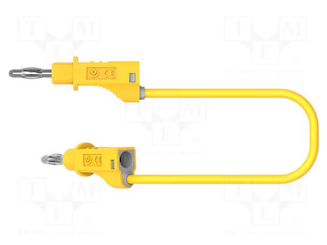 Test lead; 60VDC; 30VAC; 36A; banana plug 4mm,both sides; Len: 1m ELECTRO-PJP PJP2117-100J
