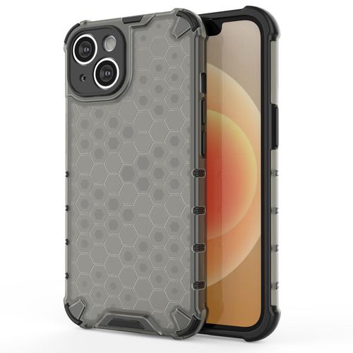 Honeycomb case for iPhone 14 Plus armored hybrid cover black, Hurtel 9145576266113 9145576266113