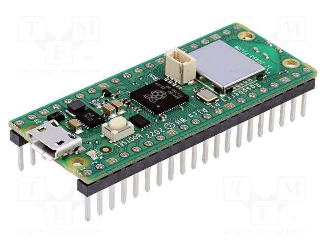 Kit: prototype board; Raspberry Pi PICO WH; Frequency: 133MHz RASPBERRY PI SC0919