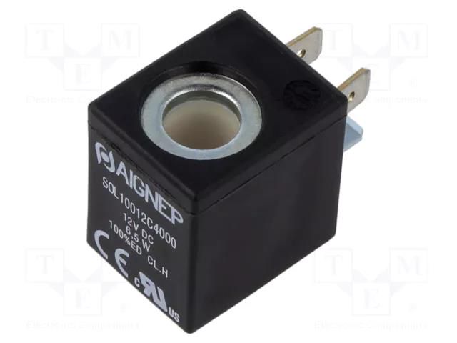 Coil for solenoid valve; IP65; 12VDC; 6.5W; 10mm PNEUMAT FLSOL10012C4000