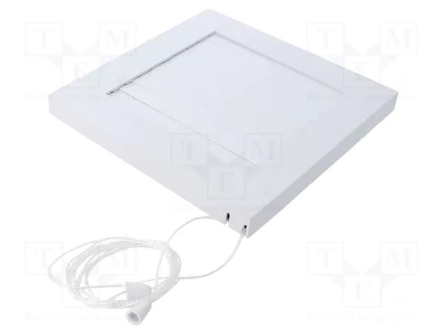 Accessories: ventilation grille; white; Body dim: 174x174x39mm DOSPEL S.A. 007-1765