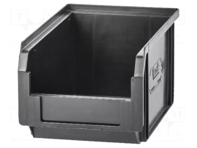 Container: cuvette; ESD; Width: 105mm; Ht: 55mm; black; D: 95mm EUROSTAT GROUP ERS-253042001