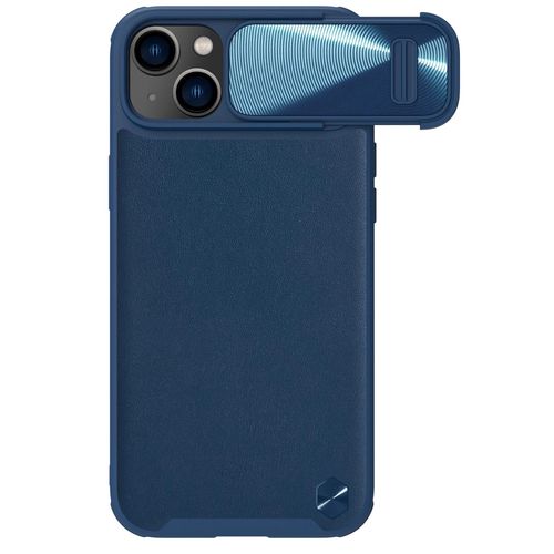 Nillkin CamShield Leather S Case iPhone 14 case cover with camera cover blue, Nillkin 6902048249660 6902048249660