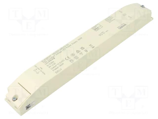 Power supply: switching; LED; 180W; 12.5VDC; 220÷240VAC; IP20; 91% ams OSRAM 4062172277907