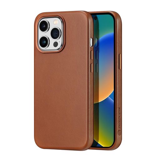 Dux Ducis Naples iPhone 14 Pro case magnetic leather MagSafe case brown, Dux Ducis 6934913034705 6934913034705