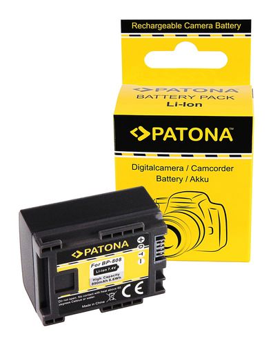 Battery CANON BP819 BP827 BP808 BP809 HF100 HG-20 wireless, PATONA 1083 4260226324007