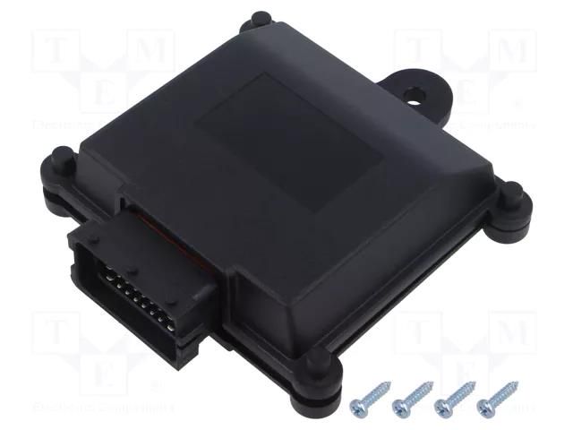 Enclosure: specialist; X: 116.9mm; Y: 120.7mm; Z: 28mm; ABS; black MASZCZYK KM-192/IPIN24/BK