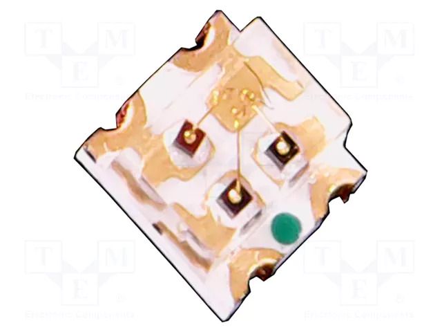 LED; RGB; SMD; 0606; 2/3.2/3.1VDC; 1.6x1.5x0.8mm; 140°; 20mA QT-Brightek Corporation QBLP600-RGB-2897