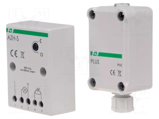 Twilight switch; wall mount; 11÷14VAC; 11÷14VDC; SPST-NO; IP20 F&F AZH-S-PLUS-12V