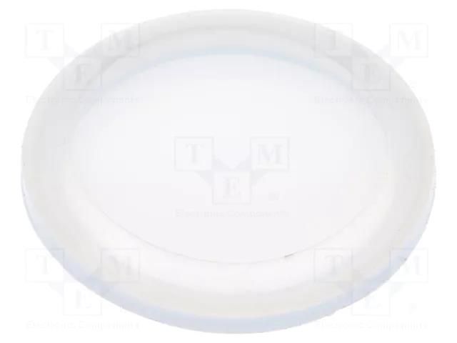 Cover; IP68; transparent; Ø23.6x3mm; GQ19F,LAS1GQF,ONPOW6119F ONPOW M12-19F