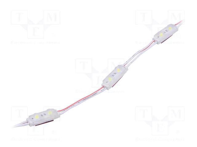 LED; white; 7000K; 500mW; 70lm; IP67; 140°; No.of diodes: 2; -25÷55°C POS PROLED-MINI-2W70