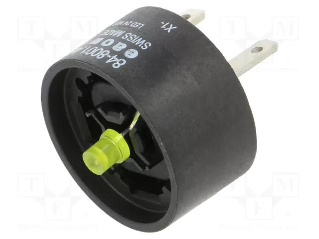 Illuminating unit; 84; IP40; Leads: connectors 2,8x0,8mm; 24VDC EAO 84-8001.4620