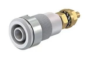 SOCKET, 4MM, SHROUDED, WHITE, PK5 23.3020-29