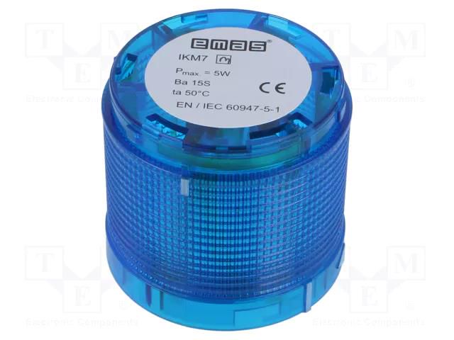 Module: light signaller; blue; IK EMAS T0-IKM7M