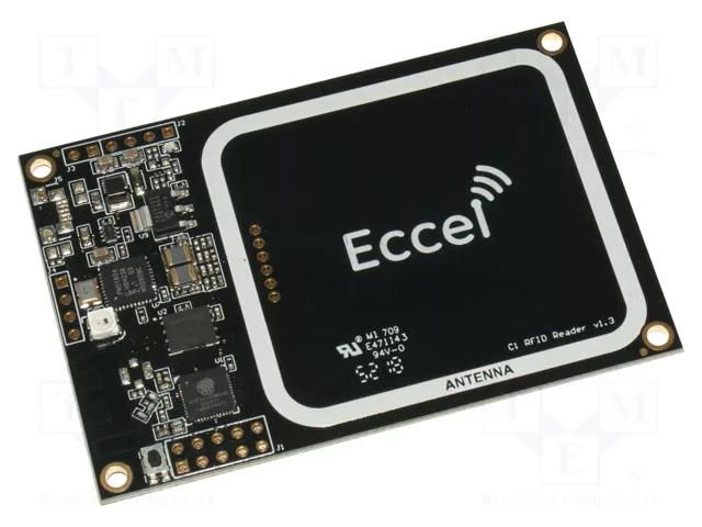 RFID reader; 3.3÷5V; RS232,WiFi; antenna; pin header; 13.56MHz ECCEL PEPPER-232-C1W