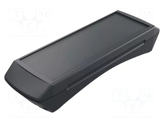 Enclosure: for display; X: 117mm; Y: 380mm; Z: 68mm; polyamide; black ROSE ROSE-27020501