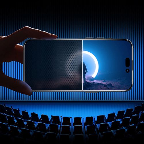Joyroom Knight 2.5D Privacy TG Tempered Glass for iPhone 14 Pro with Anti-Spy Filter Full Screen with Frame Transparent (JR-P02), Joyroom 6956116716974 6956116716974