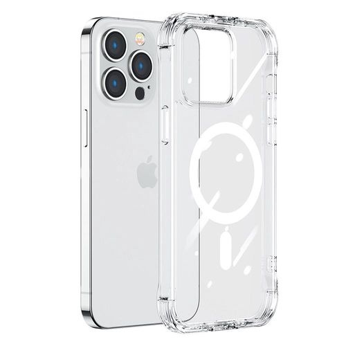 Joyroom Magnetic Defender Magnetic Case for iPhone 14 Plus Armored Case with Hooks Stand Clear (MagSafe Compatible), Joyroom 6956116730598 6956116730598