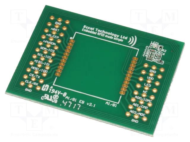 Development kit; antenna; 34x40mm ECCEL RFID-A1B1-EXPBOARD