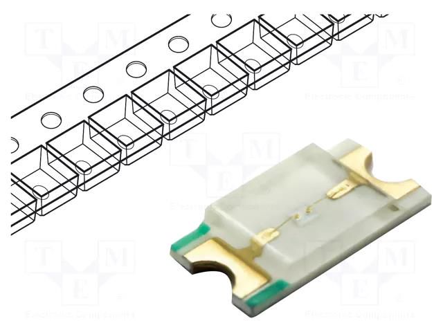 LED; green; SMD; 0805; 12÷43mcd; 1.8÷2.4VDC; 2x1.25x0.7mm; 140° DIALIGHT 598-8170-107F