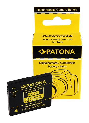 PATONA battery f. Panasonic DMC-FH2 FH5 FH7 FH25 DMW-BCK7E, PATONA 1091 4260226328593