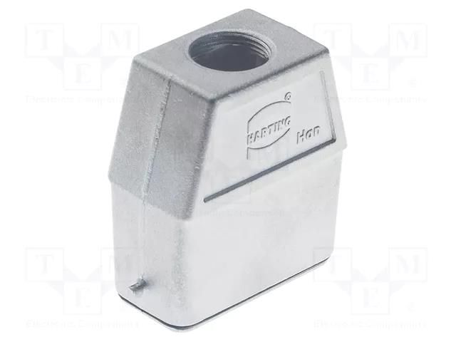 Enclosure for connectors: HDC; size 10A; for cable; IP65; EMC HARTING 09620150440