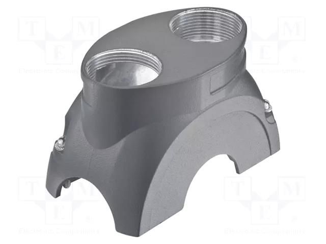 Enclosure for connectors: HDC; Gland: M25 HARTING 11126001411
