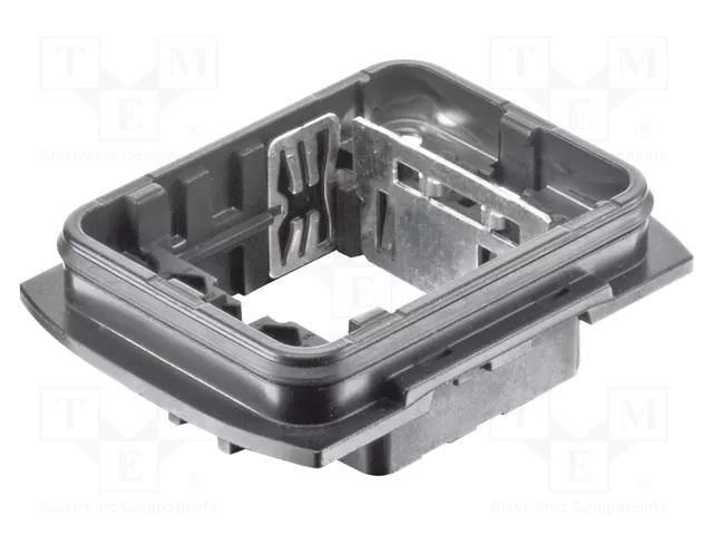 Han-Yellock 30 bulkhead housing HARTING 11133000301