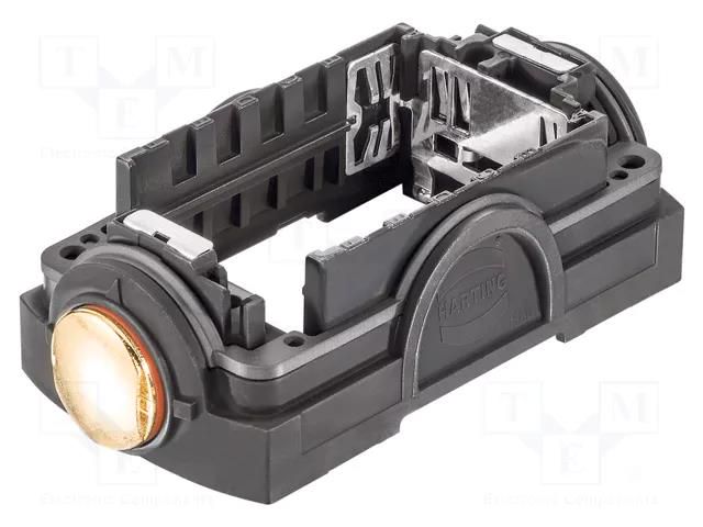 Han-Yellock 60M carrier hood btn plain HARTING 11136000100