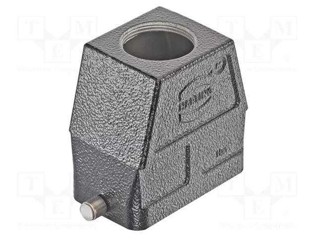 Enclosure: for HDC connectors; Han® M; size 6B; zinc alloy; IP65 HARTING 19370060447