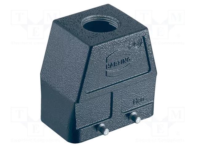 Enclosure for connectors: HDC; size 10B; for cable; Han® M; high HARTING 19370100427