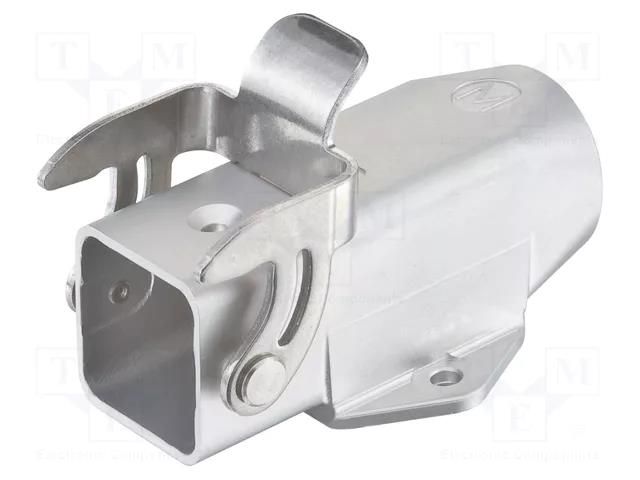 Han INOX 3A R/A Bulkhead Mounted Housing HARTING 19440030801