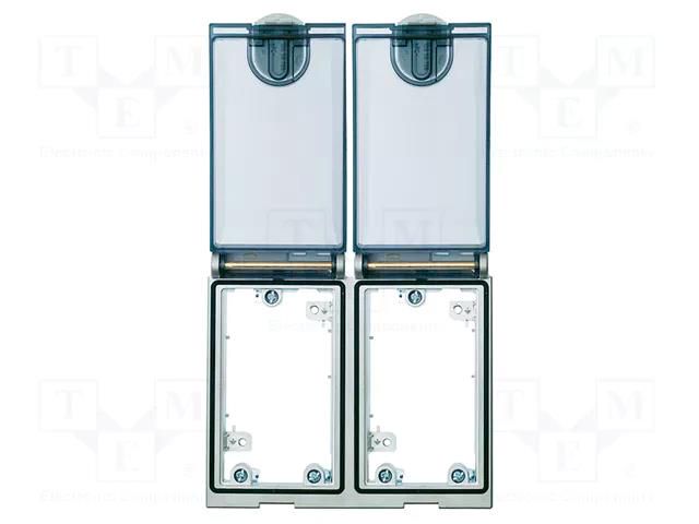 connector Double Frame, Ni plated, plastic cover HARTING 39500000200