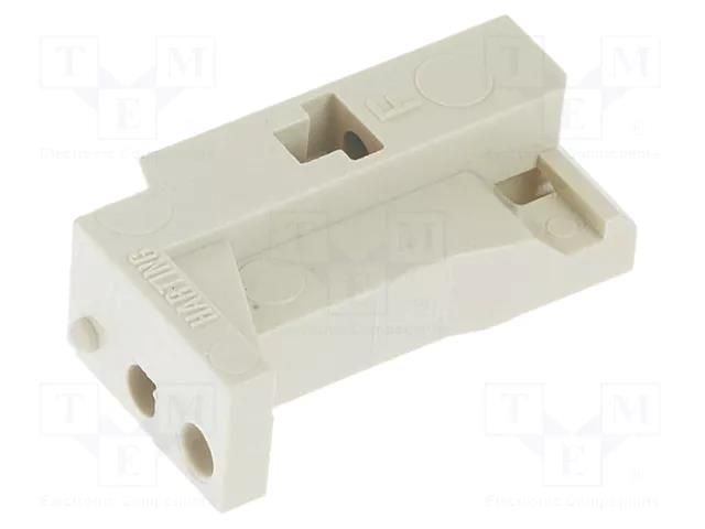 Reducer adapter; DIN-Power distance fixing bracket left HARTING 09060009936